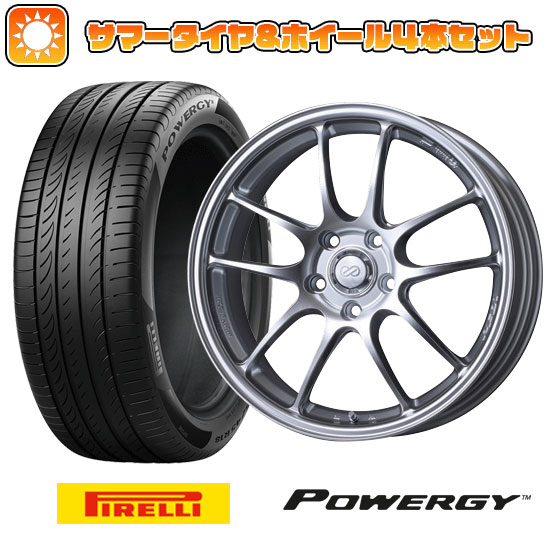 225/60R18 夏タイヤ ホイール４本セット (5/114車用) PIRELLI パワジー エンケイ PF01 18インチ :arktire 1341 150964 36977 36977:アークタイヤ