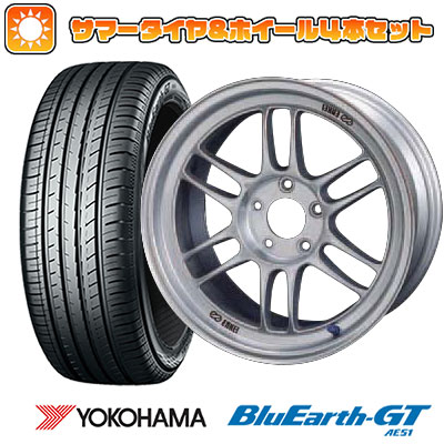 225/50R18 夏タイヤ ホイール４本セット (5/114車用) YOKOHAMA ブルーアース GT AE51 エンケイ RP F1 18インチ :arktire 1301 151305 28543 28543:アークタイヤ