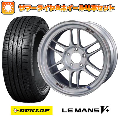 225/40R18 夏タイヤ ホイール４本セット (5/114車用) DUNLOP ルマン V+(ファイブプラス) エンケイ RP F1 18インチ :arktire 1131 151307 40690 40690:アークタイヤ