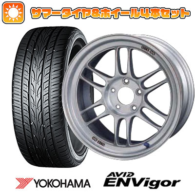 215/45R18 夏タイヤ ホイール４本セット (5/114車用) YOKOHAMA エイビッド エンビガーS321 エンケイ RP F1 18インチ :arktire 1130 151305 33745 33745:アークタイヤ