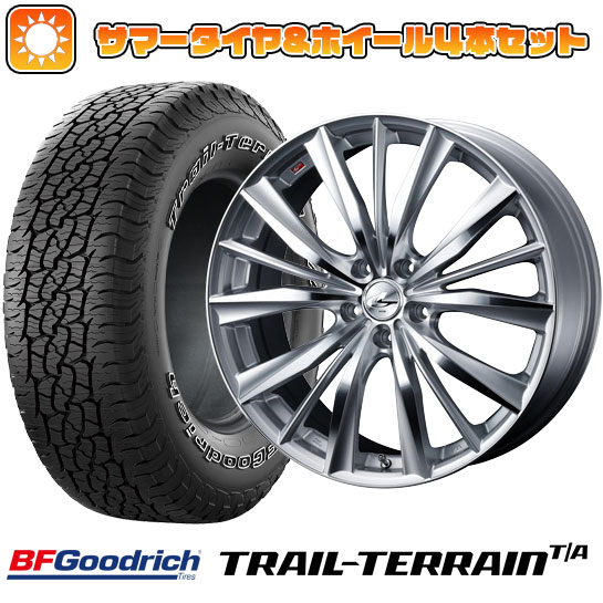 225/60R18 夏タイヤ ホイール4本セット BFグッドリッチ トレールテレーンT/A ORBL (5/114車用) WEDS レオニス VX 18インチ :arktire 1341 136606 36811 36811:アークタイヤ