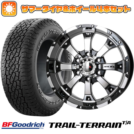 265/65R17 夏タイヤ ホイール4本セット BFグッドリッチ トレールテレーンT/A ORWL (6/139車用) MKW MK 46 17インチ :arktire 11822 82904 36788 36788:アークタイヤ