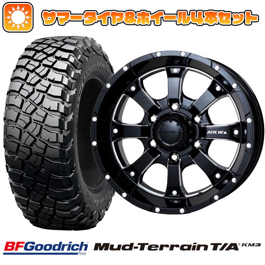 265/70R16 夏タイヤ ホイール4本セット BFグッドリッチ マッドテレーンT/A KM3 (6/139車用) MKW MK 46 M/L+ 16インチ :arktire 11802 82910 29725 29725:アークタイヤ