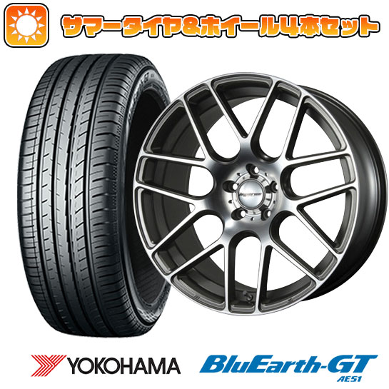 245/35R19 夏タイヤ ホイール4本セット YOKOHAMA ブルーアース GT AE51 (5/114車用) MLJ ハイペリオン CVM 19インチ｜ark-tire