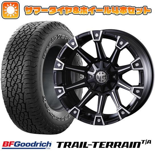 215/60R17 夏タイヤ ホイール4本セット BFグッドリッチ トレールテレーンT/A ORBL (5/114車用) CRIMSON マーテルギア(MG) モンスター 17インチ :arktire 1843 83165 36816 36816:アークタイヤ