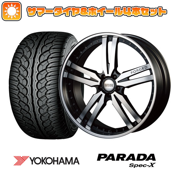 285/45R22 夏タイヤ ホイール4本セット ランクル200 YOKOHAMA PARADA Spec-X MZ SPEED FORGEDデザイン 768 22インチ｜ark-tire