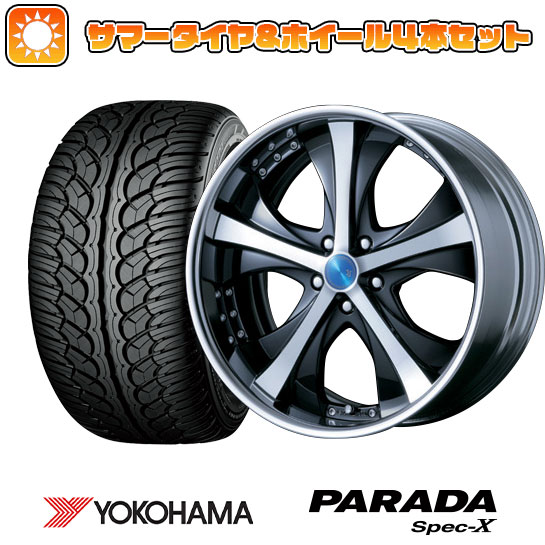 235/55R20 夏タイヤ ホイール4本セット YOKOHAMA PARADA Spec X (5/114車用) MZ SPEED JJブレイクスルー 20インチ : arktire 11501 60893 13574 13574 : アークタイヤ