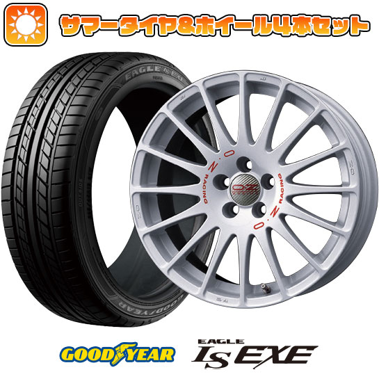 【新品国産5穴114.3車】 夏タイヤ ホイール４本セット 225/45R18 グッドイヤー イーグル エルエス エグゼ(限定) OZ スーパーツーリズモ WRC 18インチ :arktire 1261 154439 31587 31587:アークタイヤ