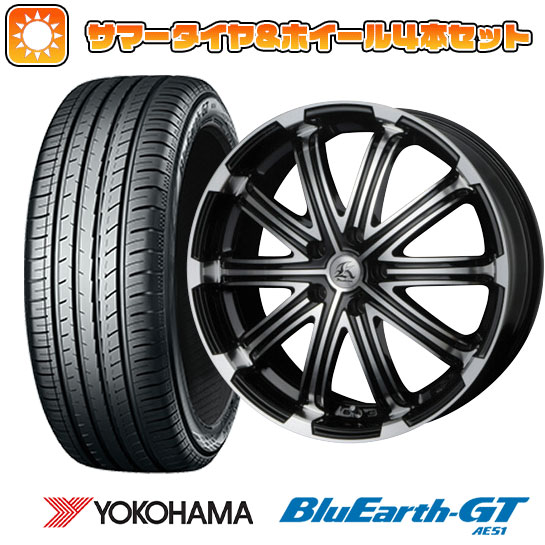 215/45R17 夏タイヤ ホイール4本セット YOKOHAMA ブルーアース GT AE51 (5/114車用) TECHNOPIA カシーナ V 1 17インチ :arktire 1781 61604 28547 28547:アークタイヤ