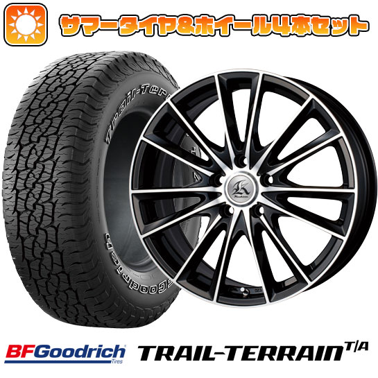 225/65R17 夏タイヤ ホイール4本セット BFグッドリッチ トレールテレーンT/A ORWL (5/114車用) TECHNOPIA カシーナ FV-7 17インチ｜ark-tire