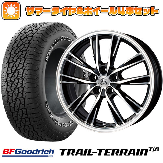 235/55R18 夏タイヤ ホイール4本セット BFグッドリッチ トレールテレーンT/A ORBL (5/114車用) TECHNOPIA カシーナ XV 5 18インチ :arktire 1303 60959 36809 36809:アークタイヤ