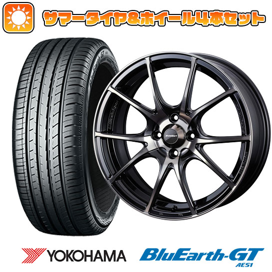 185/60R15 夏タイヤ ホイール4本セット YOKOHAMA ブルーアース GT AE51 (4/100車用) WEDS ウェッズスポーツ SA 10R 15インチ :arktire 1901 132687 28575 28575:アークタイヤ