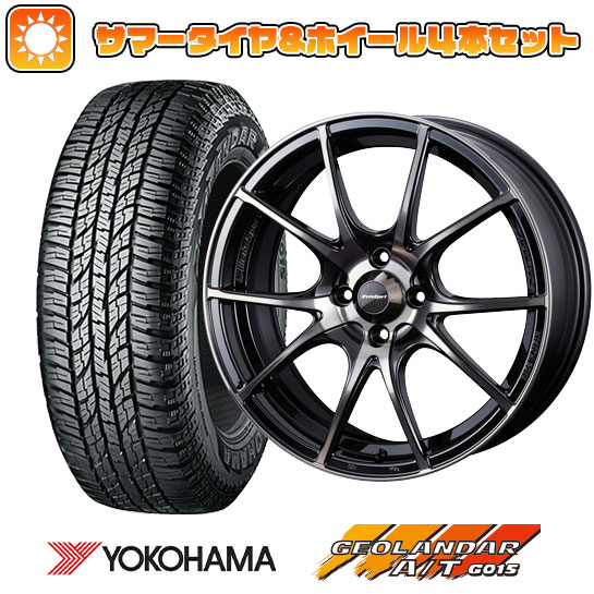 165/60R15 夏タイヤ ホイール4本セット YOKOHAMA ジオランダー A/T G015 RBL (軽自動車用) WEDS ウェッズスポーツ SA 10R 15インチ :arktire 21761 132685 24130 24130:アークタイヤ