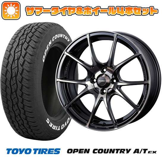 195/65R16 夏タイヤ ホイール4本セット ライズ/ロッキー（ガソリン） TOYO OPEN COUNTRY A/T EX WEDS ウェッズスポーツ SA 10R 16インチ :arktire 21101 132741 34401 34401:アークタイヤ