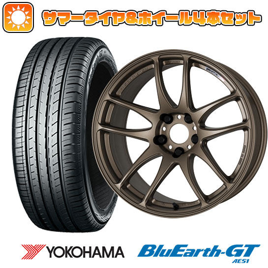 225/45R19 夏タイヤ ホイール4本セット YOKOHAMA ブルーアース GT AE51 (5/114車用) WORK エモーション CR kiwami 19インチ :arktire 879 141499 28528 28528:アークタイヤ