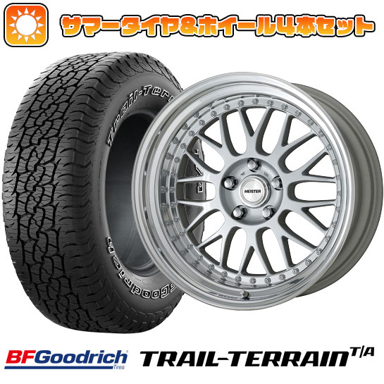 225/55R18 夏タイヤ ホイール4本セット BFグッドリッチ トレールテレーンT/A ORBL (5/114車用) WORK マイスター M1 3P 18インチ :arktire 1321 142070 36808 36808:アークタイヤ