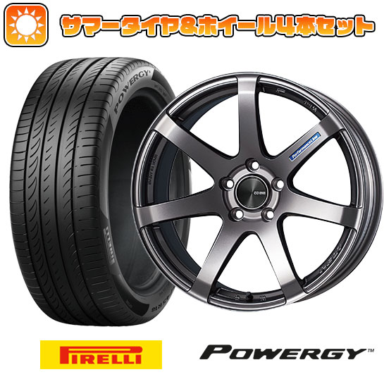 215/45R18 夏タイヤ ホイール４本セット (5/114車用) PIRELLI パワジー エンケイ PF07 18インチ｜ark-tire