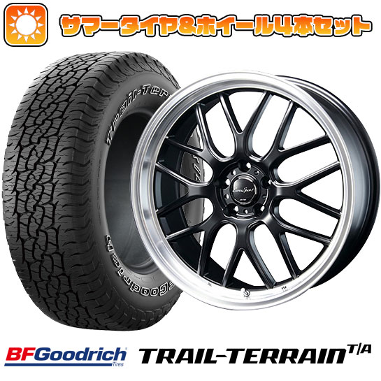 225/55R18 夏タイヤ ホイール4本セット BFグッドリッチ トレールテレーンT/A ORBL (5/100車用) BLEST ユーロスポーツ タイプ805 セミグロスブラック 18インチ :arktire 2288 126176 36808 36808:アークタイヤ