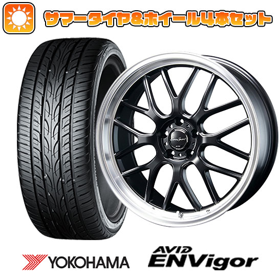 225/45R19 夏タイヤ ホイール4本セット YOKOHAMA エイビッド エンビガーS321 (5/114車用) BLEST ユーロスポーツ タイプ805 セミグロスブラック 19インチ :arktire 879 126177 33744 33744:アークタイヤ