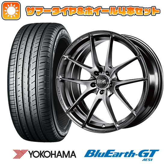 225/45R19 夏タイヤ ホイール4本セット YOKOHAMA ブルーアース GT AE51 (5/114車用) OZ レッジェーラHLT 19インチ :arktire 879 129819 28528 28528:アークタイヤ