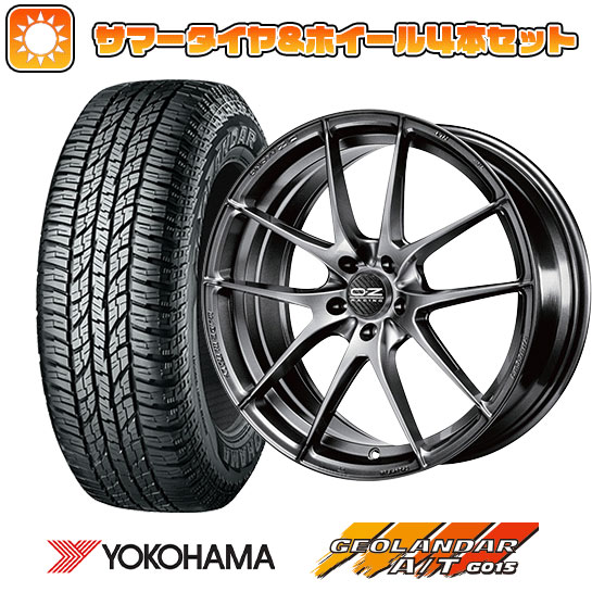 235/55R19 夏タイヤ ホイール4本セット YOKOHAMA ジオランダー A/T G015 RBL (5/114車用) OZ レッジェーラHLT 19インチ :arktire 1121 129815 28522 28522:アークタイヤ