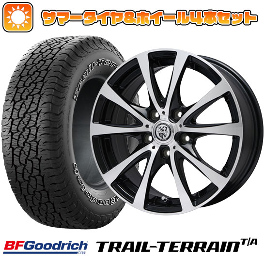 225/65R17 夏タイヤ ホイール4本セット BFグッドリッチ トレールテレーンT/A ORWL (5/114車用) BIGWAY TRG バーン XP 17インチ :arktire 2182 74915 36785 36785:アークタイヤ