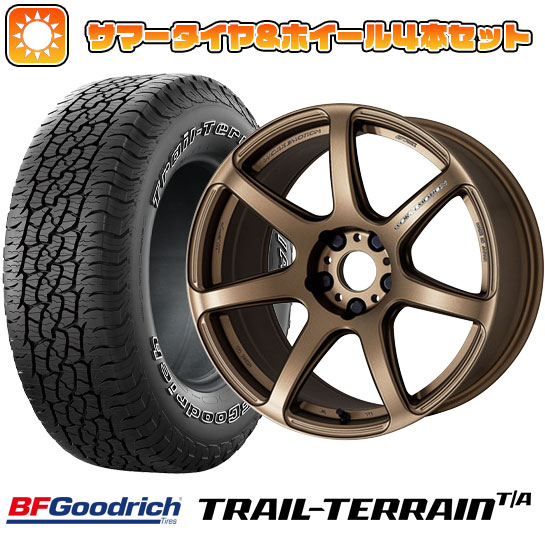 215/60R17 夏タイヤ ホイール4本セット BFグッドリッチ トレールテレーンT/A ORBL (5/114車用) WORK エモーション T7R 17インチ :arktire 1843 142170 36816 36816:アークタイヤ