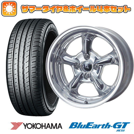 195/55R15 夏タイヤ ホイール4本セット YOKOHAMA ブルーアース GT AE51 (4/100車用) WORK グッカーズ HEMI 15インチ :arktire 1848 145489 33215 33215:アークタイヤ