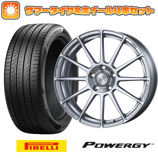 225/60R18 夏タイヤ ホイール４本セット (5/114車用) PIRELLI パワジー エンケイ PF03 18インチ :arktire 1341 151001 36977 36977:アークタイヤ