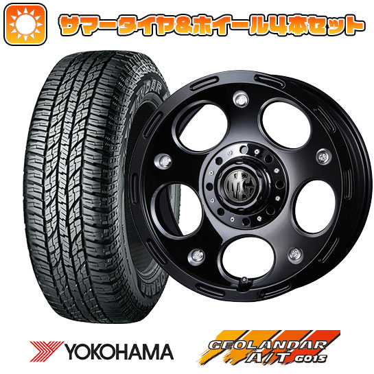 215/70R16 夏タイヤ ホイール4本セット ジムニーシエラ YOKOHAMA ジオランダー A/T G015 RBL CRIMSON マーテルギア(MG) デーモン 16インチ :arktire 18761 83175 24494 24494:アークタイヤ