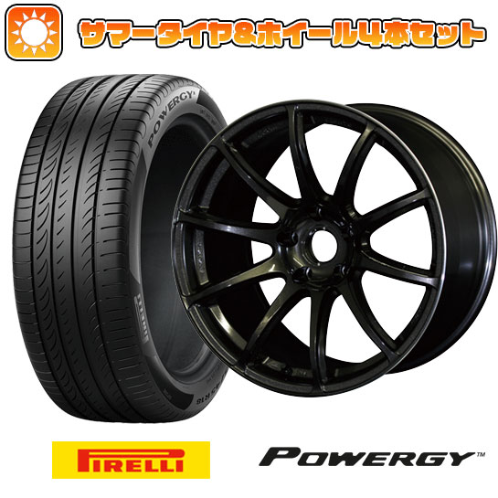 215/45R18 夏タイヤ ホイール4本セット ピレリ パワジー (5/114車用) RAYS グラムライツ 57トランセンド 18インチ :arktire 1130 139729 36963 36963:アークタイヤ