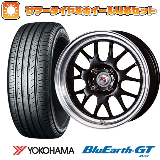 165/55R15 夏タイヤ ホイール４本セット 軽自動車用（N BOX タント スペーシア） YOKOHAMA ブルーアース GT AE51 クリムソン RS ST AIRモノブロック 15インチ :arktire 21761 151865 28574 28574:アークタイヤ