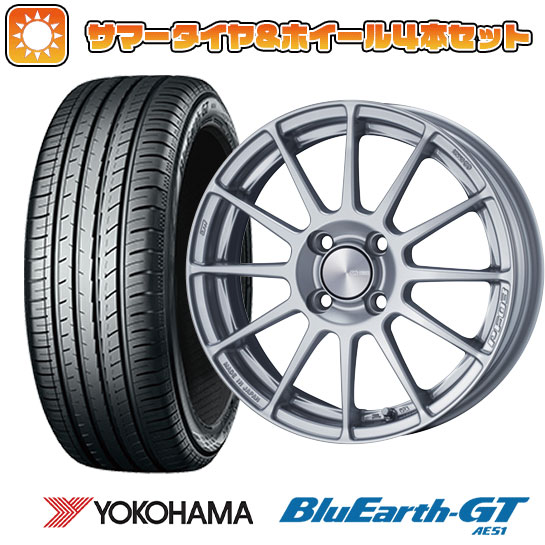 165/55R15 夏タイヤ ホイール４本セット 軽自動車用（N BOX タント スペーシア） YOKOHAMA ブルーアース GT AE51 エンケイ PF03 15インチ :arktire 21761 150985 28574 28574:アークタイヤ