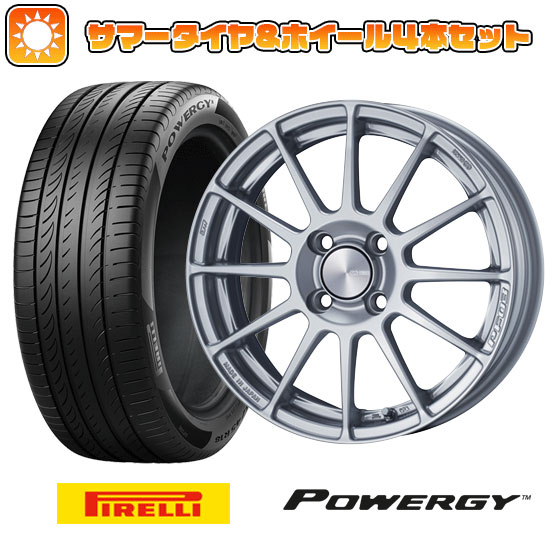 195/65R15 夏タイヤ ホイール４本セット (4/100車用) PIRELLI パワジー エンケイ PF03 15インチ :arktire 11881 150987 37005 37005:アークタイヤ