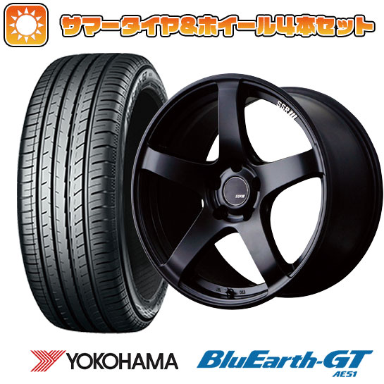 215/55R17 夏タイヤ ホイール4本セット YOKOHAMA ブルーアース GT AE51 (5/114車用) SSR GTV01 17インチ :arktire 1841 142905 28555 28555:アークタイヤ