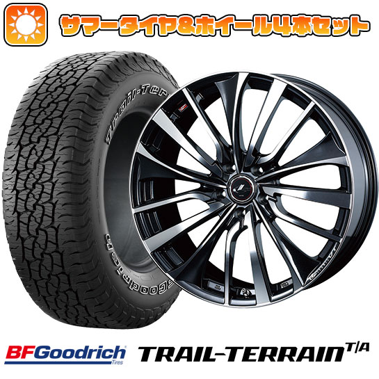 225/55R18 夏タイヤ ホイール4本セット BFグッドリッチ トレールテレーンT/A ORBL (5/100車用) WEDS レオニス VT 18インチ :arktire 2288 136603 36808 36808:アークタイヤ