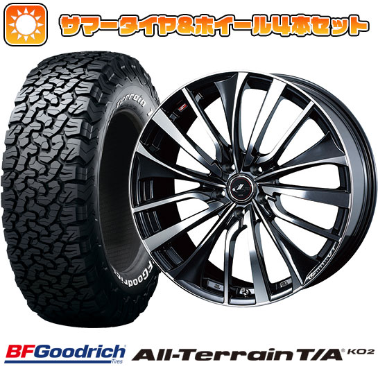 215/65R16 夏タイヤ ホイール4本セット BFグッドリッチ オールテレーンT/A KO2 RBL (5/114車用) WEDS レオニス VT 16インチ :arktire 1310 132801 23751 23751:アークタイヤ