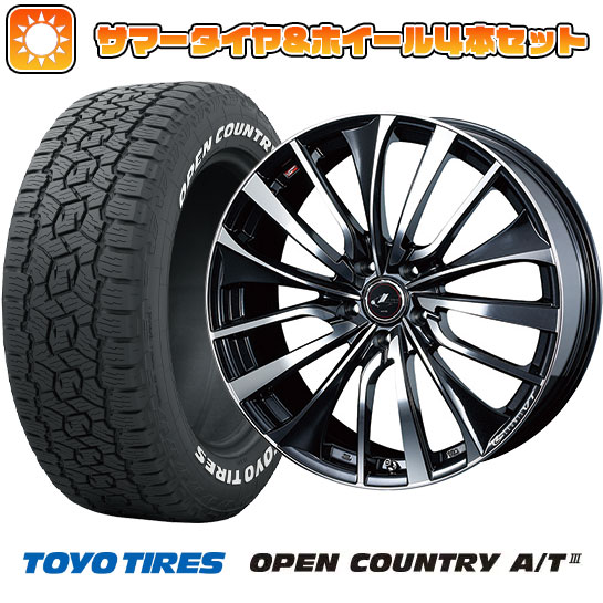 235/60R18 夏タイヤ ホイール４本セット (5/114車用) TOYO オープンカントリー A/T III RWL/RBL ウェッズ レオニス VT 18インチ :arktire 27064 136604 42842 42842:アークタイヤ