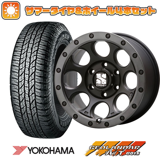 225/60R17 夏タイヤ ホイール4本セット YOKOHAMA ジオランダー A/T G015 RBL (5/114車用) MLJ エクストリームJ XJ03 17インチ :arktire 1845 131706 29317 29317:アークタイヤ