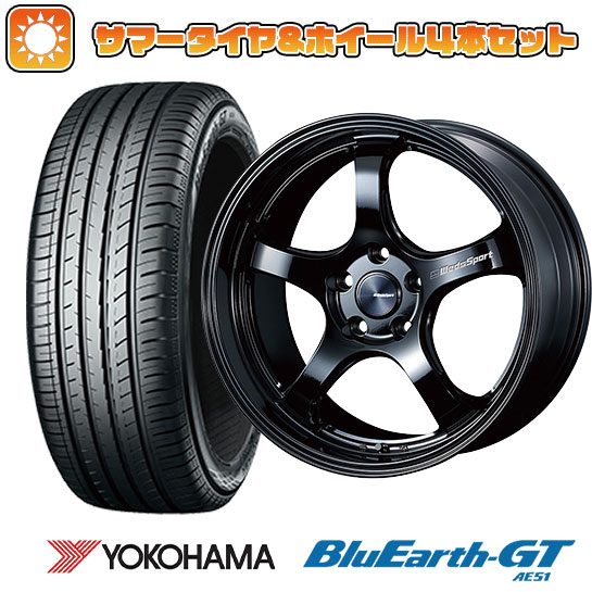 245/35R19 夏タイヤ ホイール4本セット YOKOHAMA ブルーアース GT AE51 (5/114車用) WEDS ウェッズスポーツ RN 05M 19インチ : arktire 1123 135165 28530 28530 : アークタイヤ