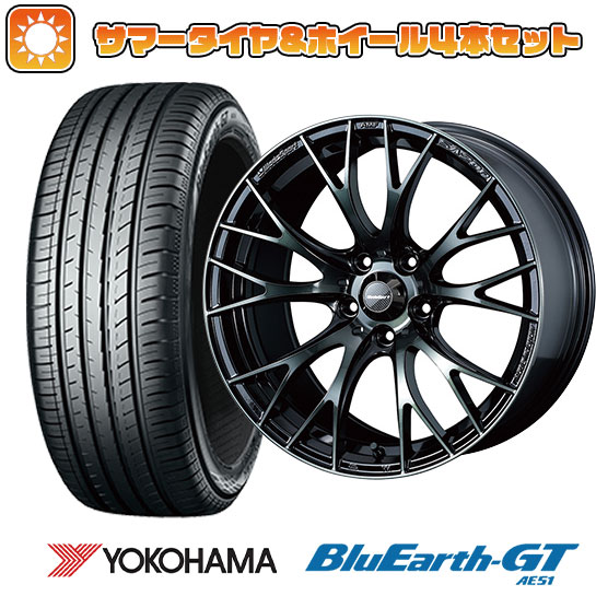 195/60R17 夏タイヤ ホイール4本セット ライズ/ロッキー（ハイブリッド） YOKOHAMA ブルーアース GT AE51 WEDS ウェッズスポーツ SA 20R 17インチ :arktire 25181 136510 33211 33211:アークタイヤ