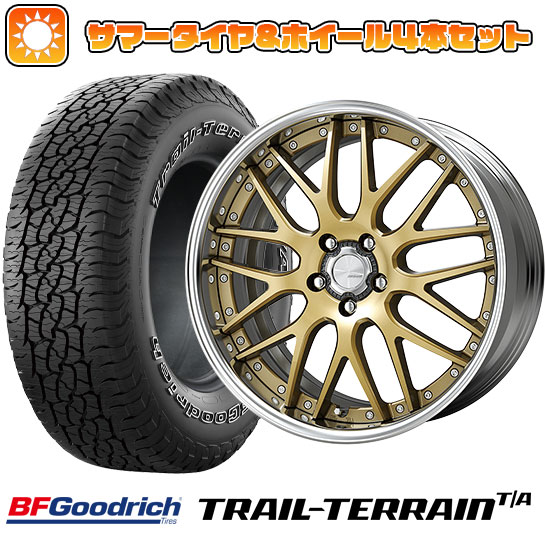 235/60R18 夏タイヤ ホイール4本セット BFグッドリッチ トレールテレーンT/A ORBL (5/114車用) WORK ランベック LM1 18インチ :arktire 27064 141345 36812 36812:アークタイヤ