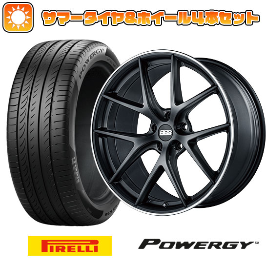 245/35R19 夏タイヤ ホイール4本セット PIRELLI パワジー (5/114車用) BBS GERMANY BBS CI-R サテンブラック 19インチ｜ark-tire