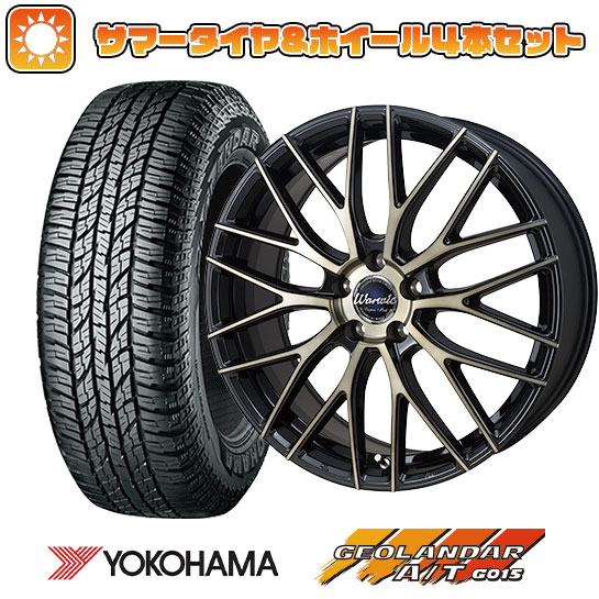 225/60R18 夏タイヤ ホイール4本セット YOKOHAMA ジオランダー A/T G015 RBL (5/114車用) MONZA ワーウィック エンプレス メッシュ 18インチ :arktire 1341 123125 31742 31742:アークタイヤ