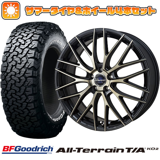 225/65R17 夏タイヤ ホイール4本セット BFグッドリッチ オールテレーンT/A KO2 RBL (5/114車用) MONZA ワーウィック エンプレス メッシュ 17インチ :arktire 2182 123123 23750 23750:アークタイヤ