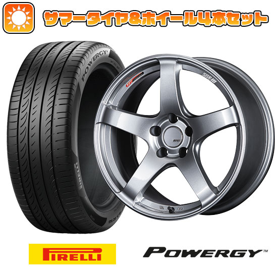 225/40R18 夏タイヤ ホイール４本セット (5/100車用) PIRELLI パワジー SSR GTV01【限定】 18インチ :arktire 2287 152566 36964 36964:アークタイヤ