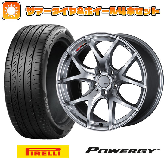 205/50R17 夏タイヤ ホイール4本セット PIRELLI パワジー (5/100車用) SSR GTV03 17インチ :arktire 1671 142929 38262 38262:アークタイヤ