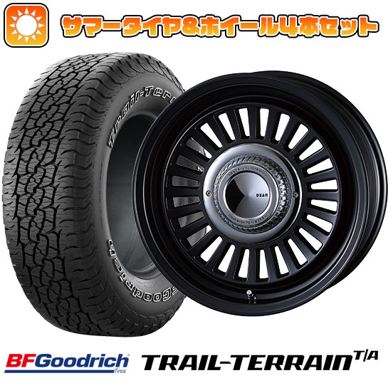 265/70R17 夏タイヤ ホイール4本セット BFグッドリッチ トレールテレーンT/A ORWL (6/139車用) CRIMSON ディーン カリフォルニア 17インチ :arktire 11822 84924 36789 36789:アークタイヤ