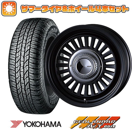 235/85R16 夏タイヤ ホイール4本セット YOKOHAMA ジオランダー A/T G015 OWL/RBL (6/139車用) CRIMSON ディーン カリフォルニア 16インチ :arktire 11802 84921 22886 22886:アークタイヤ