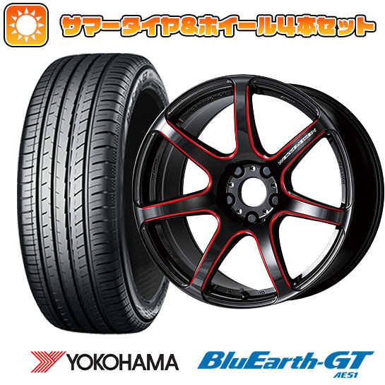 165/55R15 夏タイヤ ホイール４本セット 軽自動車用（N BOX タント スペーシア） YOKOHAMA ブルーアース GT AE51 ワーク エモーション T7R 15インチ :arktire 21761 141764 28574 28574:アークタイヤ